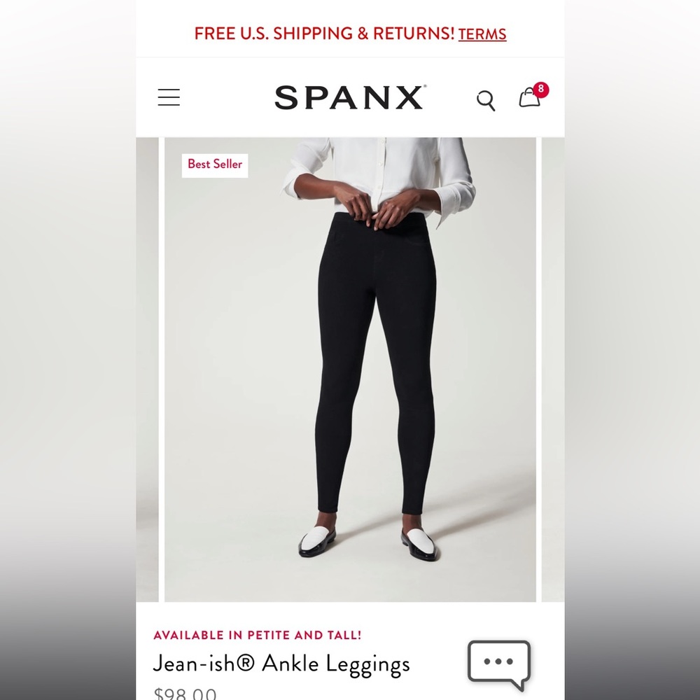Spanx Jean-ish Ankle Leggings